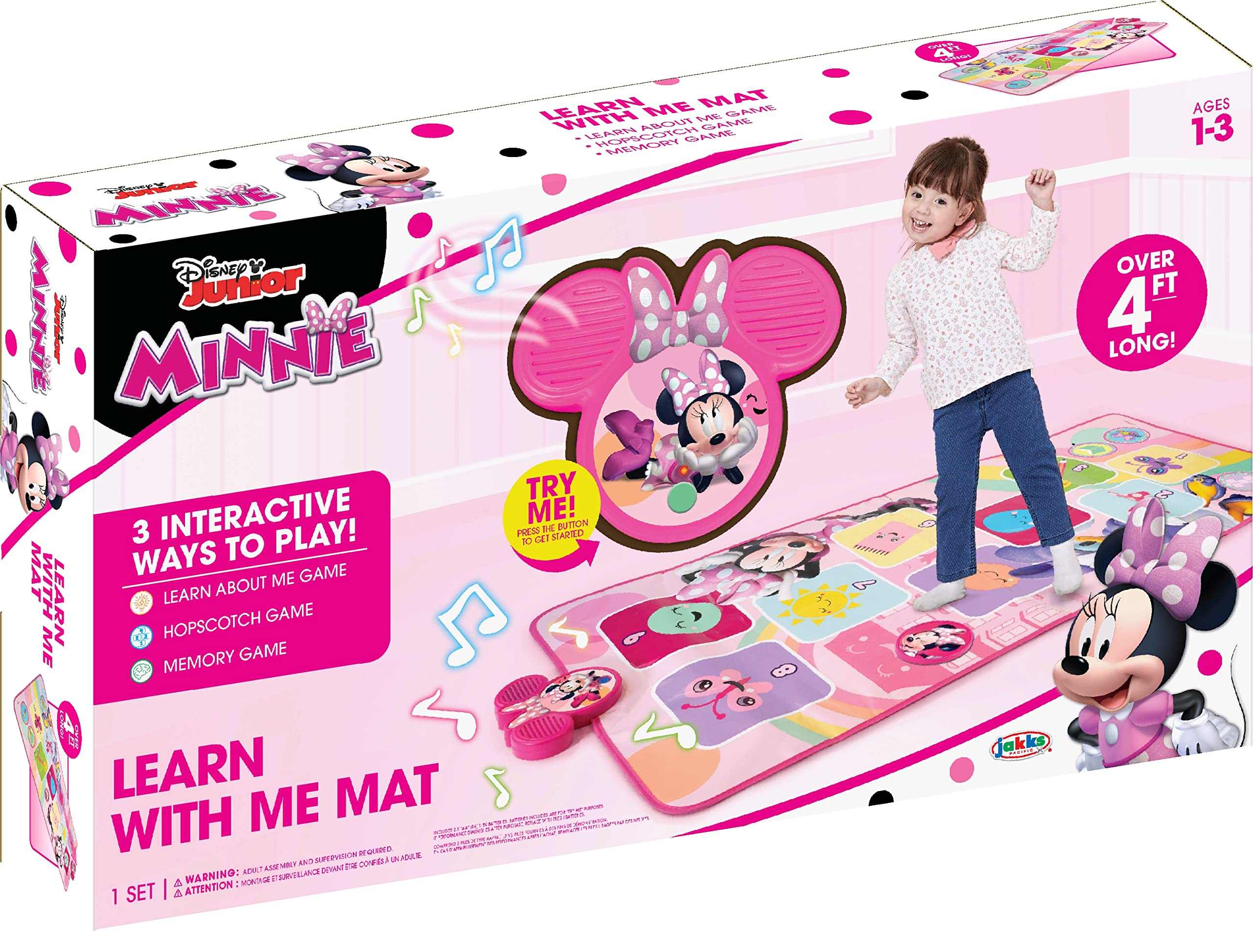 Amazon.com: Minnie Mouse Hop Scotch Activity Mat : Office Products